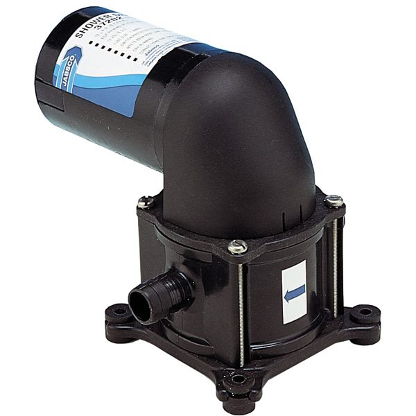 Jabsco membranpumpe 12V med filter 19mm