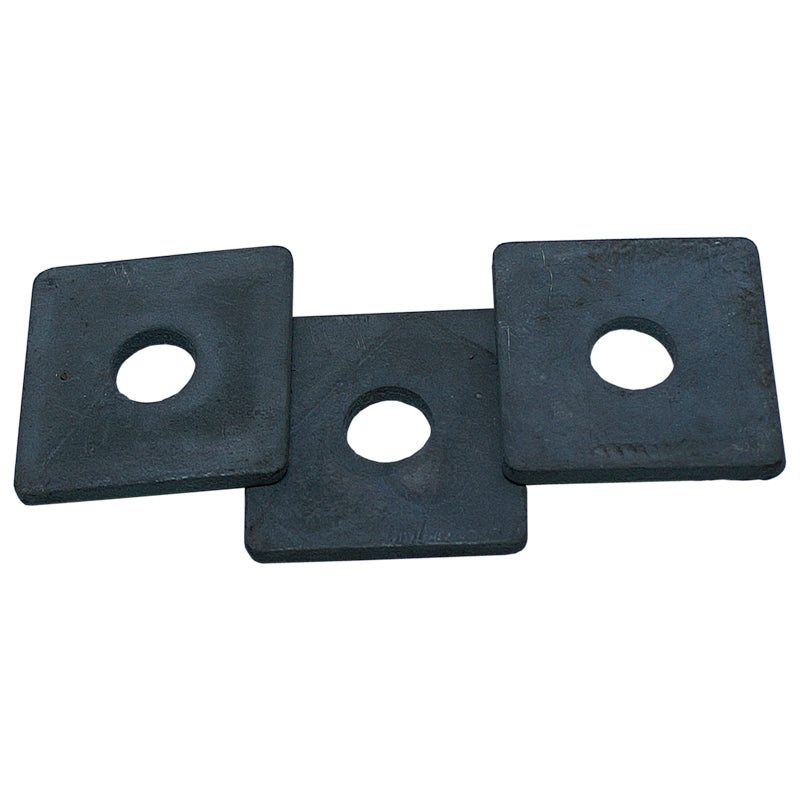 Firkantet spændeskive varmgalvaniseret 75x75x7,5 mm f/16 mm
