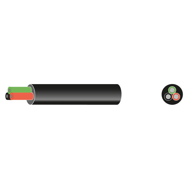 1852 professional marine cable tinned 3X2.5mm2 30m