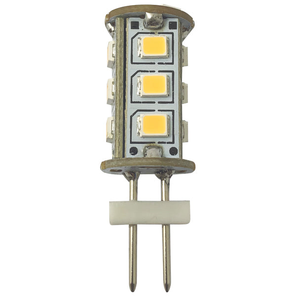 1852 LED G4 stiftpære Ø12x25mm 10-35vdc 1,4/15W - 2 pak