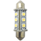 1852 LED-Laternen-Pinole-Glühbirne 37 mm 10–36 V 1,2/10 W 6000 K – 2er-Pack