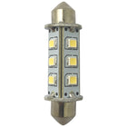 1852 LED-Laternen-Pinole-Glühbirne 42 mm 10–36 V 1,2/10 W 6000 K – 2er-Pack