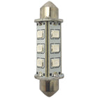 1852 LED Laterne Pinolenbirne 42mm 10-36V 1,2/10W grün - 2er Pack