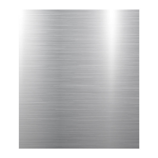 1852 Refrigerator door panel steel look CR85