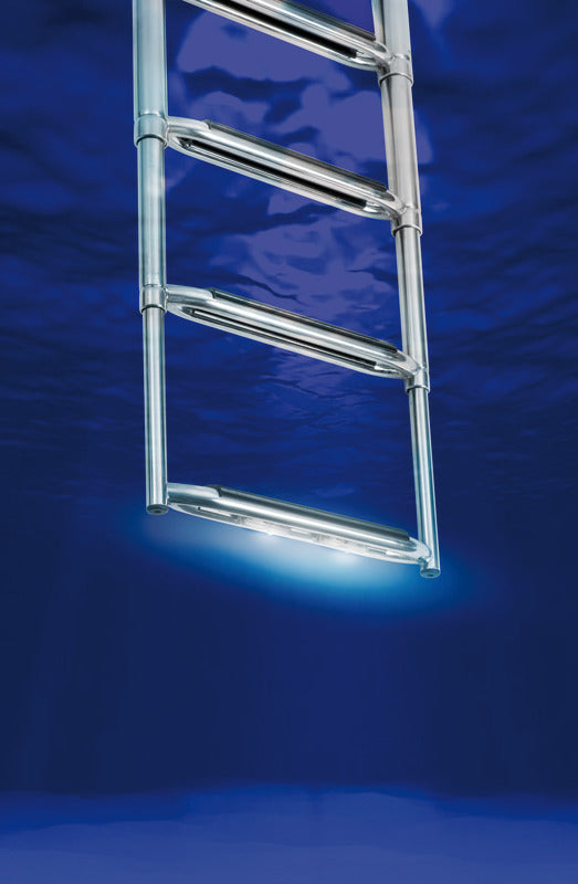 LED lys til ekstra bred dobbeltrins stige 57 mm Osculati