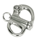 1852 Skødekrog AISI 316 RF stål 102 mm, B.L. 3500 kg