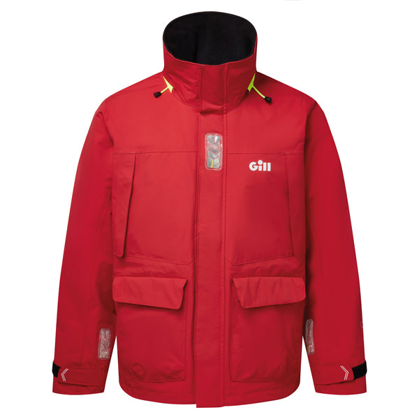 Gill OS34J Coastal jakke rød str. XXL