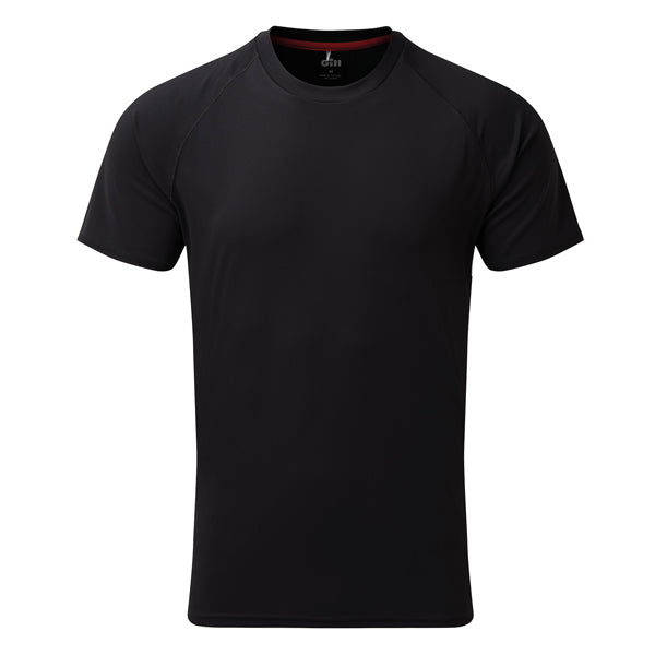 Gill UV010 Men's UV Tec T-Shirt Sort Str L