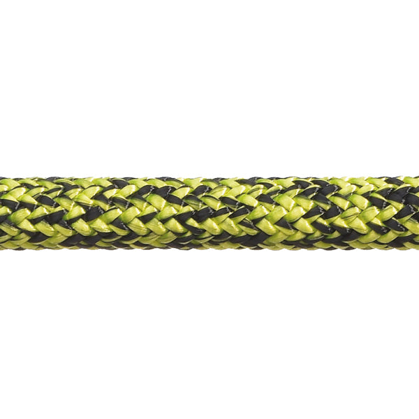 Robline Admiral 7000 Dyneema fald, 8mm Sort/Gul  - 1 mtr