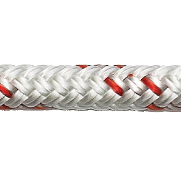 Robline Orion 500 Trimline, 6mm Hvid/Rød  - 1 mtr
