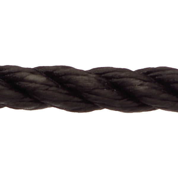 Robline Cormoran Fortøjningsline, 14mm Sort  - 1 mtr