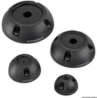 Scanstrut vertikale Kabeldurchführung aus schwarzem Kunststoff für Kabel Ø 9-14 mm, max. Stecker-Ø 30 mm, Ø 59 mm, 1 Stk.