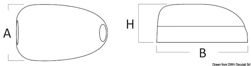 Scanstrut vandret kabelgennemføring DS-H10 til Ø 6–10 mm kabel
