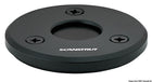 Scanstrut Low-Profile-Kabeldurchführung aus schwarz eloxiertem Aluminium für Kabel Ø 9–14 mm, max. Stecker-Ø 21 mm