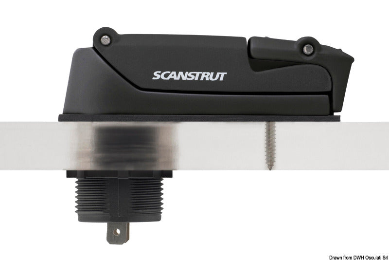 Scanstrut ROKK Charge Pro vandtæt dobbelt USB-ladestik USB-A + USB-C, 12/24 V