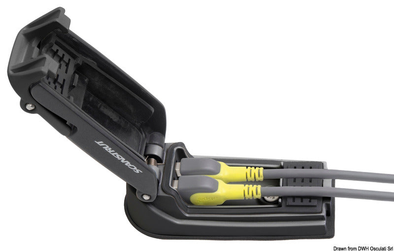 Scanstrut vandtæt dobbelt USB-ladestik 2 × USB-A, IPX6, 12/24 V