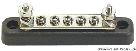 Elektrisk samleskinne (busbar) 2 × 5 mm