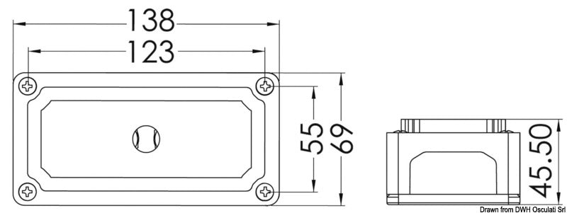 Heavy-duty busbar-terminalblok 4 × 6 mm