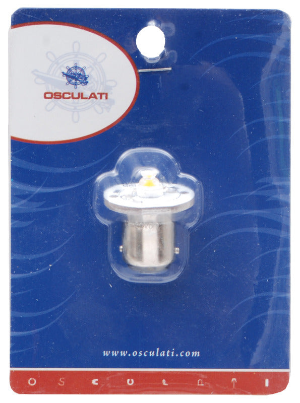 LED-pære til ankerlanterne, BA15D 12/24 V 1,2 W