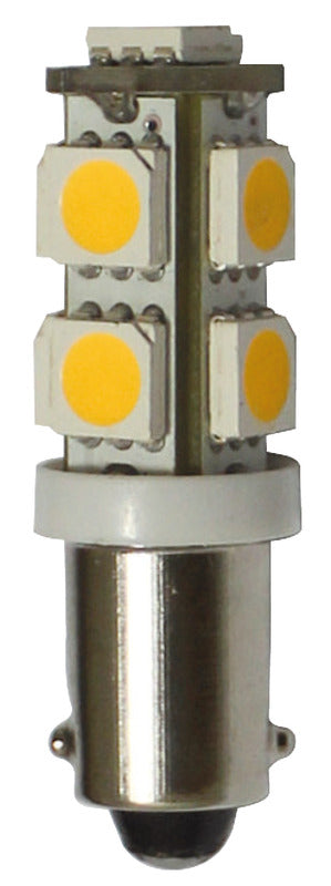 LED-pære med BA9S-sokkel til lamper og navigationslys 12 V 1 W, 100 lm, 3000 K