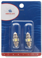 Festoonpære 12 V, 39 mm, 120 lm, 6000 K, 2 stk.