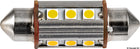Festoon LED-pærer, 39 mm, 12 V, 3000 K, 2,5 W, 2 stk.