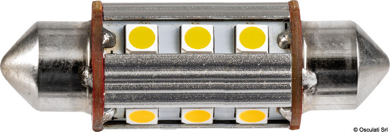 LED-sofitpære 12 V 2,5 W, 42 mm, 250 lm, 3000 K, 2 stk.