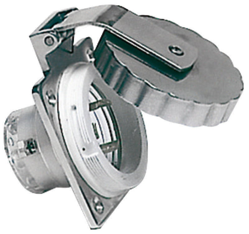 AISI 316 landstrømsindtag, IP56, 30 A, 110/220 V