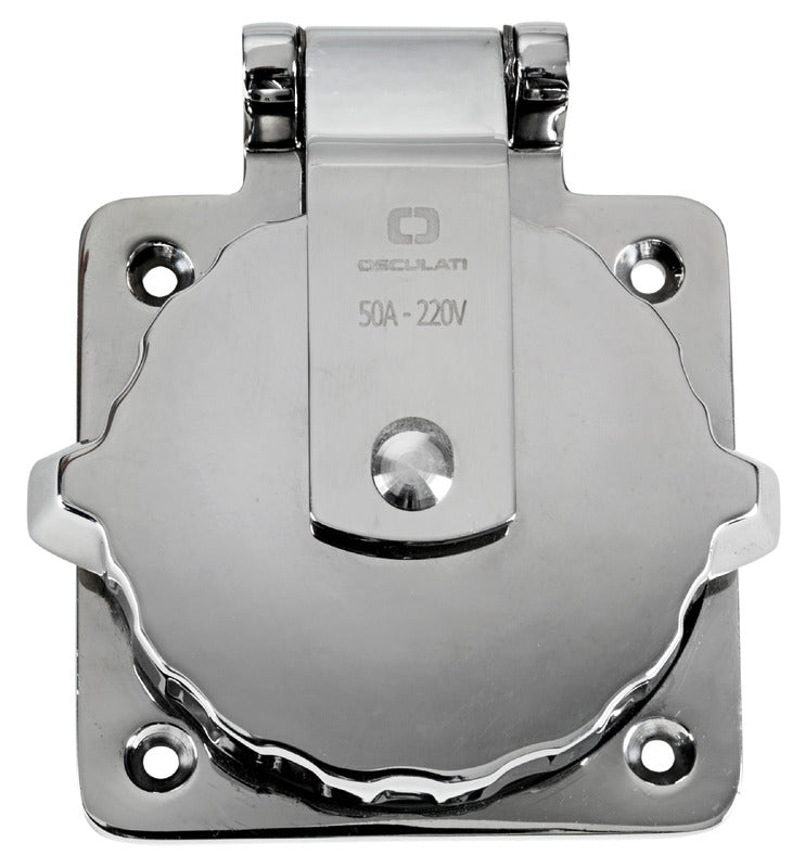 AISI 316 landstrømsindtag, IP56, 30 A, 110/220 V