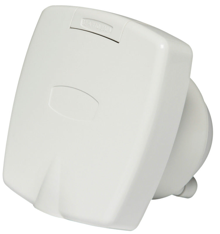 New Edge IP56-landstrømsindtag 30 A – hvid