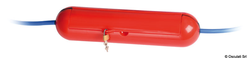 Vandtæt sikkerhedsboks til CEE-stikforbindelser, Ø 93 × 368 mm