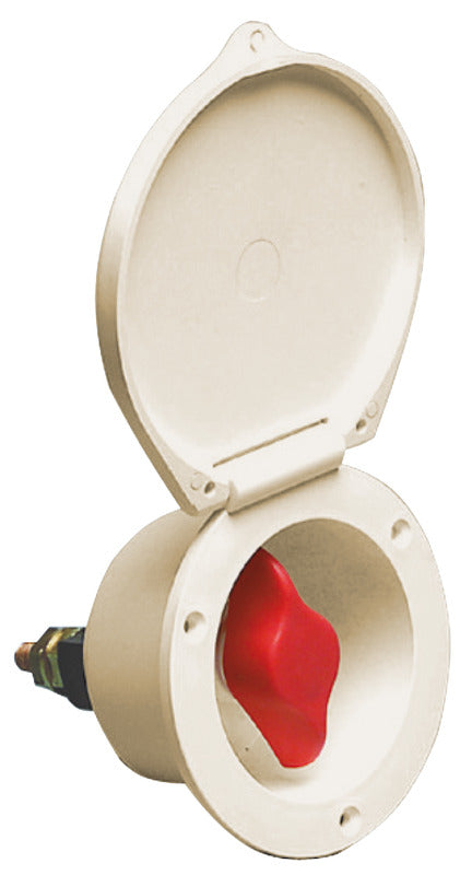Heavy Duty indbygget batteriafbryder – creme RAL 9001