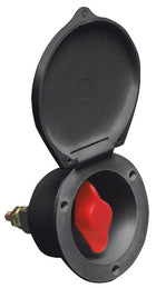 Heavy-Duty-Marine-Batteriehauptschalter zum Einbau – schwarz