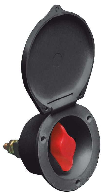 Heavy Duty marine-batteriafbryder til indbygning – sort