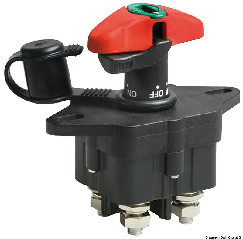 Littelfuse 2-polet batteriafbryder med nøgle, 250 A