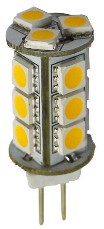 SMD LED-pære med G4-stiftsokkel til spot 12/24 V 2 W, 200 lm, 3000 K