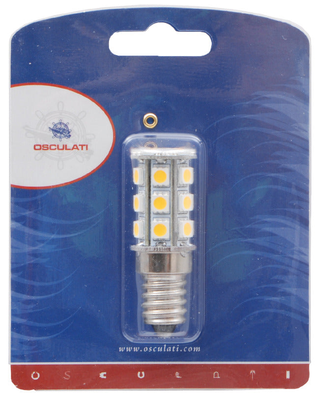 SMD LED-pære 12/24 V 2,5 W med E14-fatning