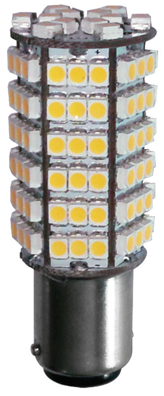 SMD LED-pære med BA15D-fatning 12/24 V 3 W 300 lm, Ø20 × 55 mm