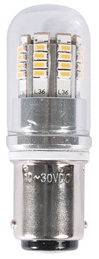SMD LED-pære med BA15D-fatning, 12/24 V, 2,5 W, 240 lm