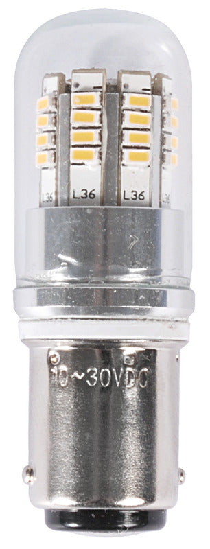 SMD LED-pære med BA15D-fatning 12/24 V 2,5 W, 240 lm, 3000 K