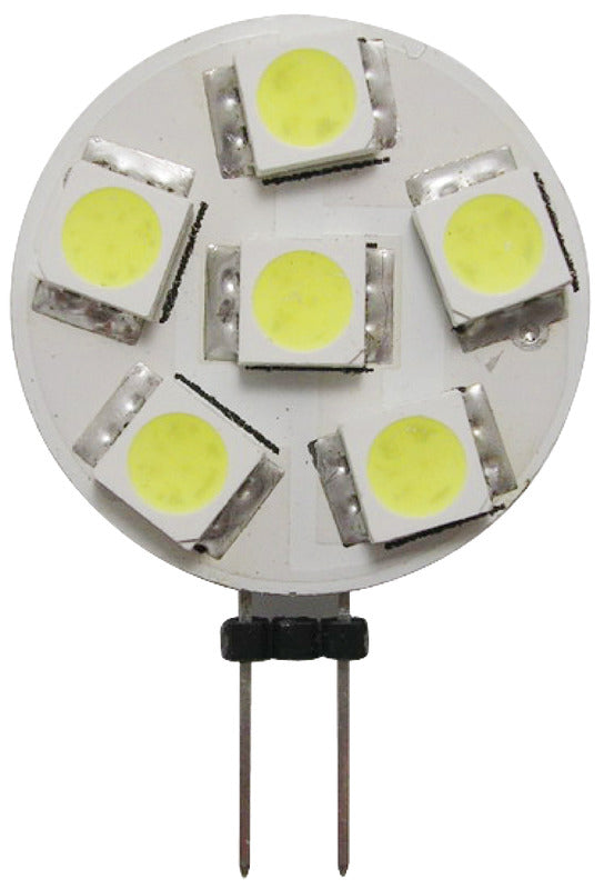SMD LED-pære med G4-sokkel 12/24 V 1,2 W, Ø 24 mm, sidevendt