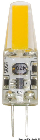 G4 LED-pære 12 V 1,6 W, 150 lm, 3000 K, 360°