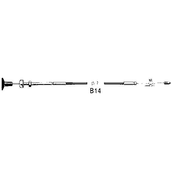 Ultraflex Stopkabel 14 fod