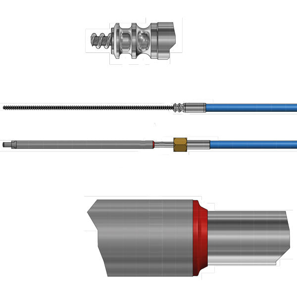 Ultraflex Styrekabel "mach" M90, 11 fod