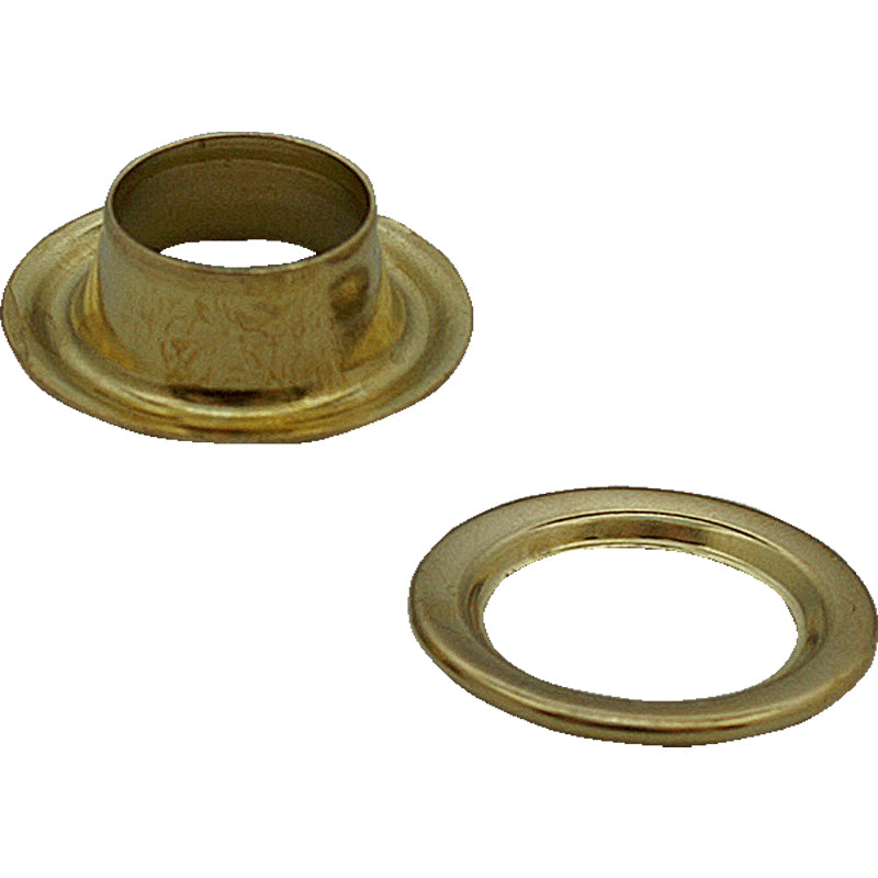 Eyelets top/ring No. 26B brass Bag of 250 pieces