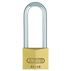 ABUS hængelås 65/40 messing med lang bøjle 40 mm