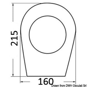 Whale Smart Bail manuel pumpe slangeadapter 38 mm