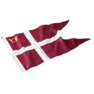 YF FLAGGE 250 cm. (132x250) bestickt