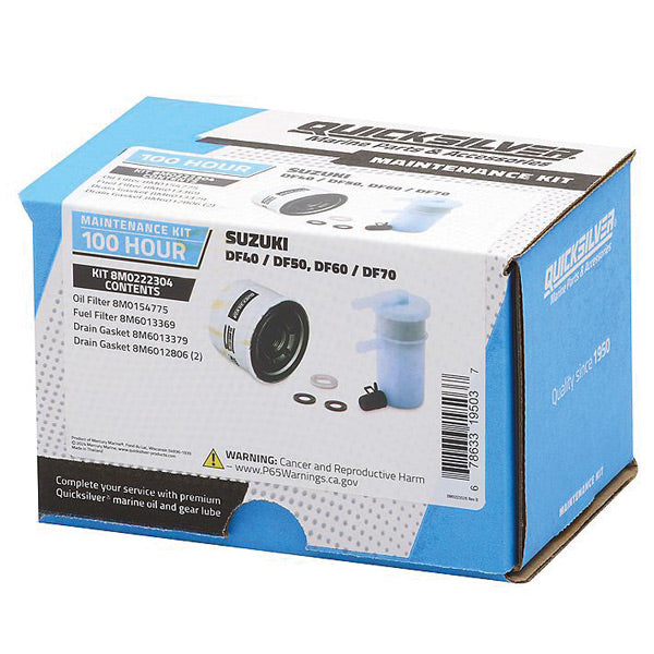 Quicksilver 8M0222304 100T Service Kit, Suzuki DF40/DF50 og