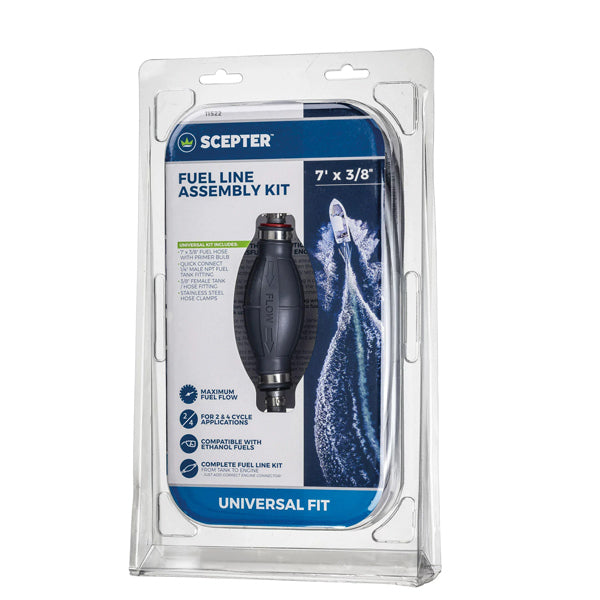 Hose set universal h/flow 8mm